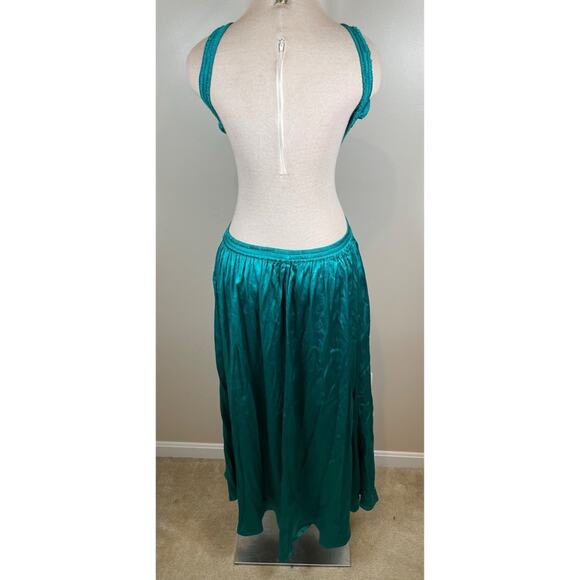 Cult Gaia Theia Cutout Backless Azure Teal Maxi Dress Size Small - Picture 9 of 11